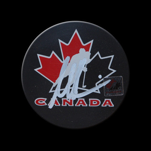 Martin Brodeur Team Canada Autographed Puck