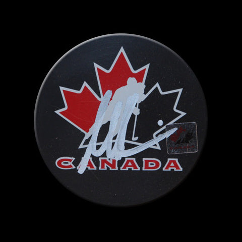 Martin Brodeur Team Canada Autographed Puck