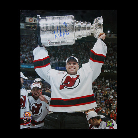 Martin Brodeur N.J. Devils Autographed 2003 Stanley Cup 16x20 Photo