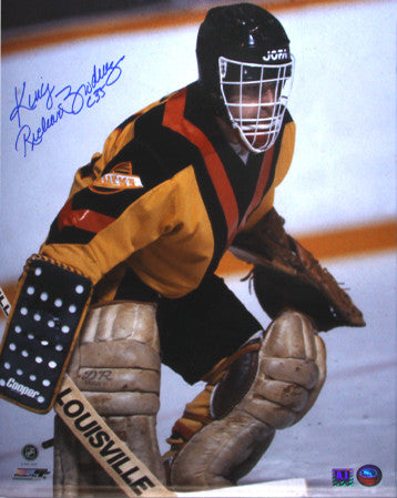 Richard Brodeur Vancouver Canucks Autographed King 16x20 Photo