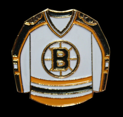 Boston Bruins 1974-1995 White Jersey Pin
