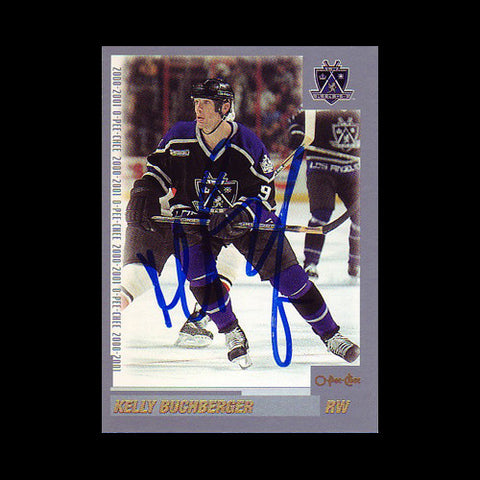Kelly Buchberger Los Angeles Kings Autographed Card