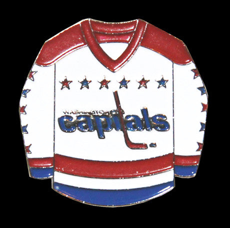 Washington Capitals 1974-1995 White Jersey Pin