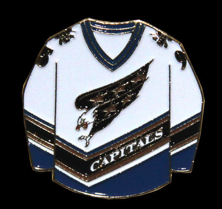 Washington Capitals 1995-2007 White Jersey Pin
