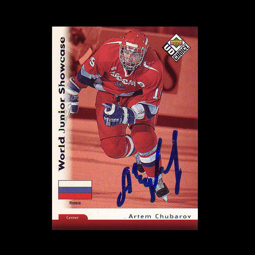 Artem Chubarov Team Russia Autographed Card