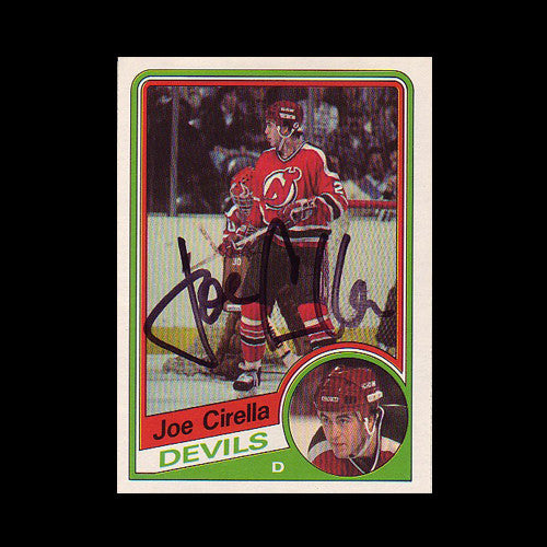 Joe Cirella New Jersey Devils Autographed Card