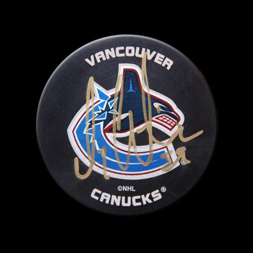 Dan Cloutier Vancouver Canucks Autographed Puck