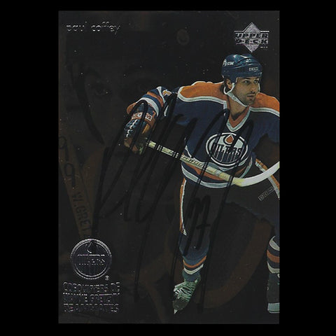 Paul Coffey Edmonton Oilers Autographed Card