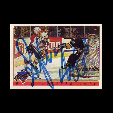 Sylvain Cote Washington Capitals Autographed Card