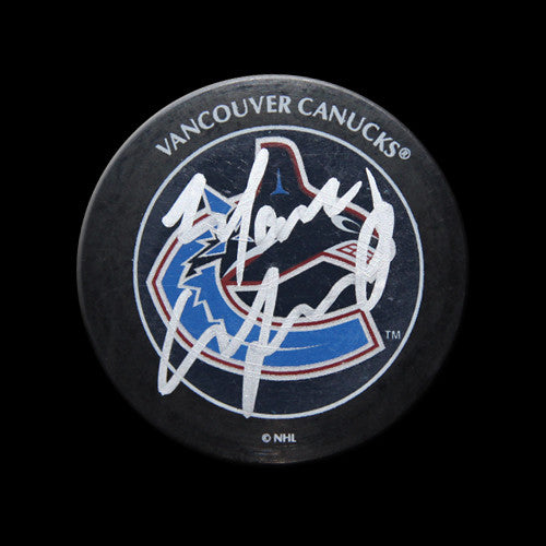 Marc Crawford Vancouver Canucks Autographed Puck