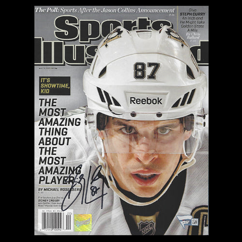 Sidney Crosby Pittsburgh Penguins Autographed Sports Illustrated Magazine