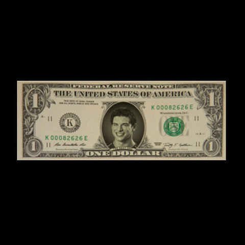 Sidney Crosby Pittsburgh Penguins Famous Face Dollar Bill - Actual U.S. Currency
