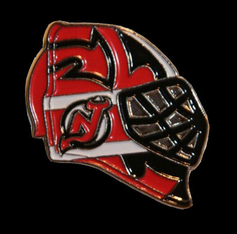New Jersey Devils Goalie Helmet Pin