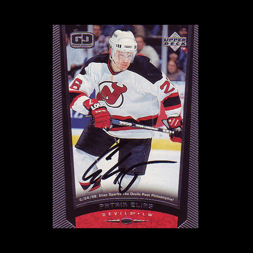 Patrik Elias New Jersey Devils Autographed Card