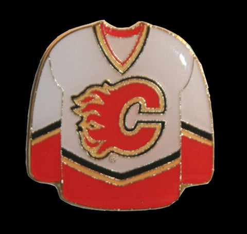 Calgary Flames 2000-2007 White Jersey Pin
