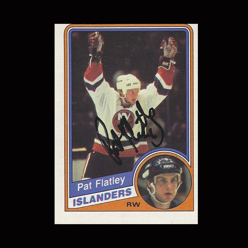 Pat Flatley New York Islanders Autographed Card