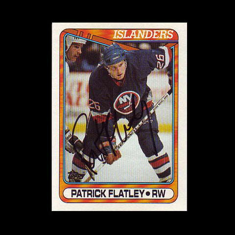 Patrick Flatley New York Islanders Autographed Card