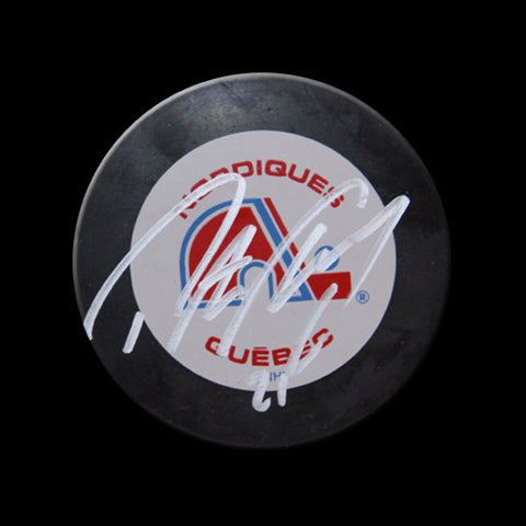 Peter Forsberg Quebec Nordiques Autographed Puck