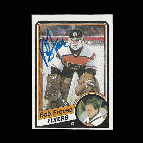 Bob Froese Philadelphia Flyers Autographed Card