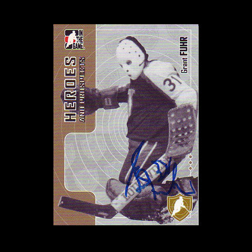 Grant Fuhr Edmonton Oilers Autographed Card