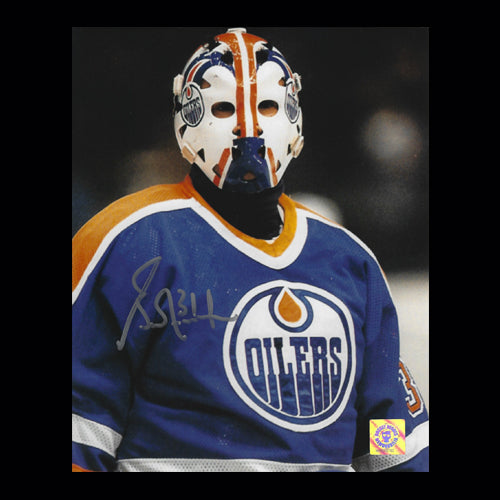 Grant Fuhr Edmonton Oilers Autographed The Mask 8x10 Photo