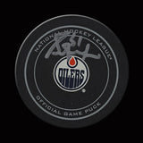 Grant Fuhr Edmonton Oilers Autographed 100 Year Game Puck
