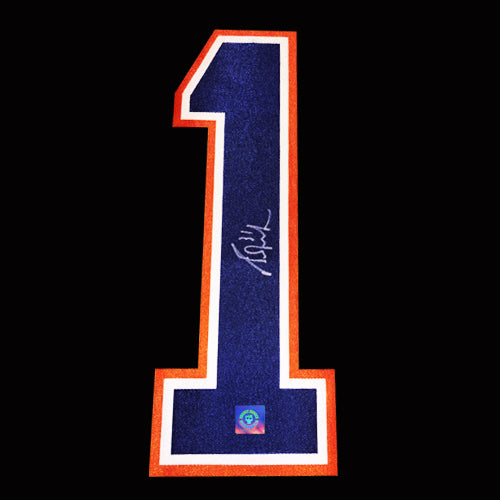 Grant Fuhr Autographed Edmonton Oilers Jersey Number