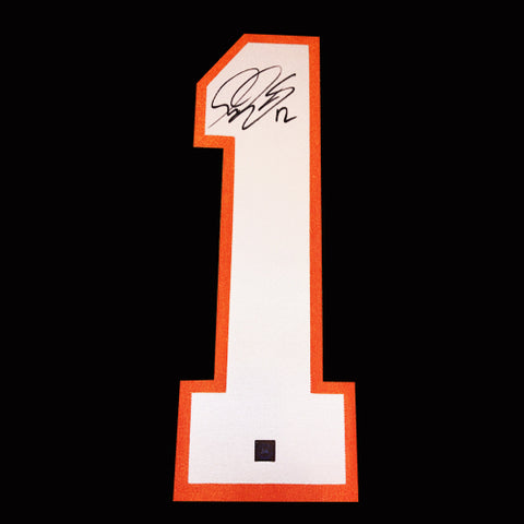Simon Gagne Autographed Philadelphia Flyers Jersey Number