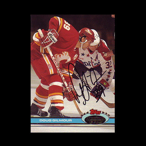 Doug Gilmour Calgary Flames Autographed Card