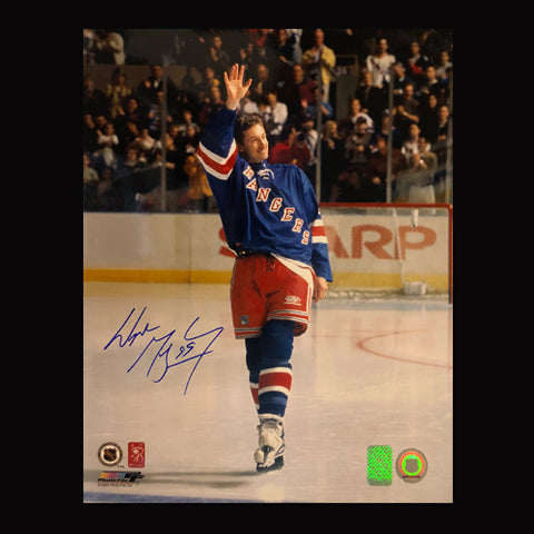 Wayne Gretzky New York Rangers Autographed 11x14 Farewell Photo