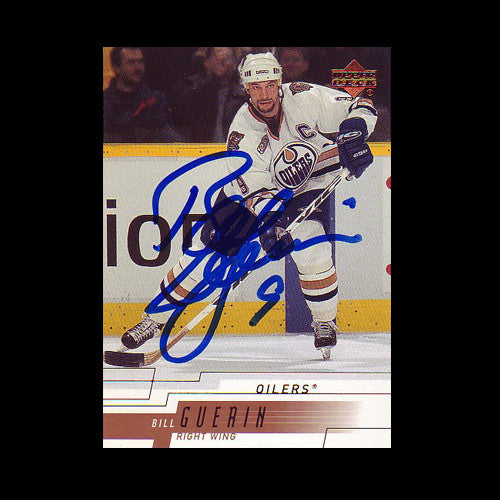 Bill Guerin Edmonton Oilers Autographed Card