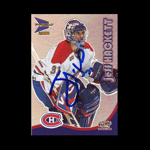 Jeff Hackett Montreal Canadiens Autographed Card