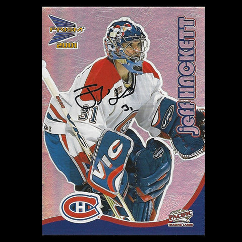 Jeff Hackett Montreal Canadiens Autographed Card