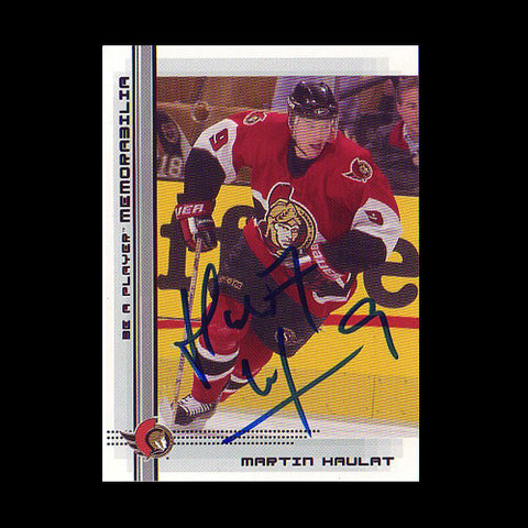 Martin Havlat Ottawa Senators Autographed Rookie Card
