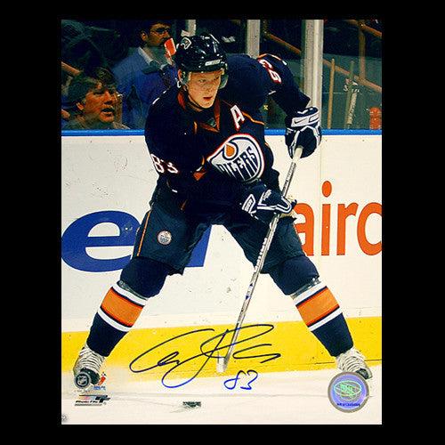 Ales Hemsky Edmonton Oilers Autographed 16x20 Action Photo