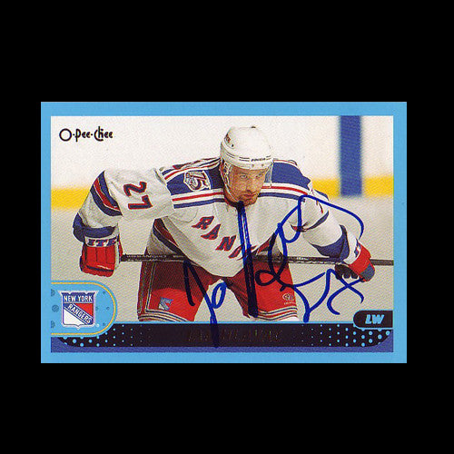 Jan Hlavac New York Rangers Autographed Card