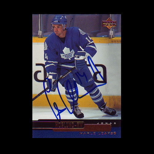 Jonas Hoglund Toronto Maple Leafs Autographed Card
