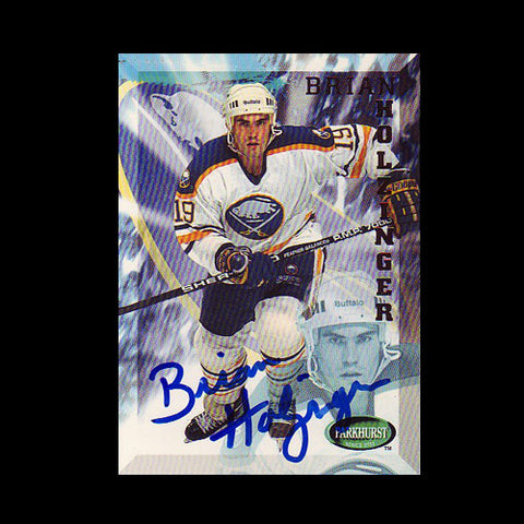 Brian Holzinger Buffalo Sabres Autographed Card
