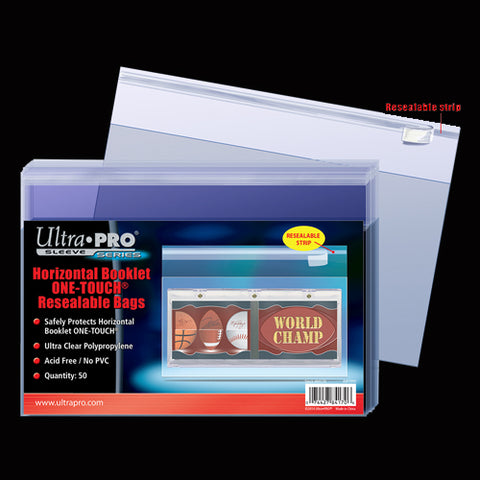 Horizontal Booklet One Touch Resealable Bags