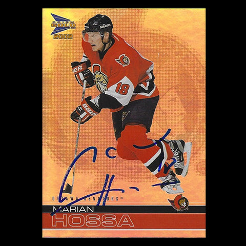 Marian Hossa Ottawa Senators Autographed Card