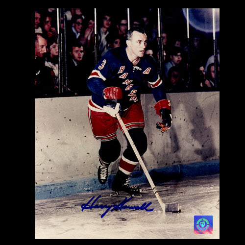 Harry Howell New York Rangers Autographed 8x10 Photo