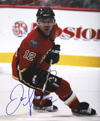 Jarome Iginla Calgary Flames Autographed 11x14 Action Photo