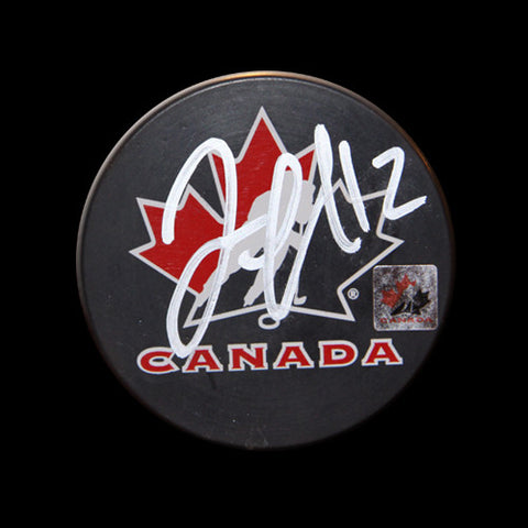 Jarome Iginla Team Canada Autographed Puck