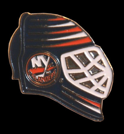 New York Islanders Goalie Helmet Pin