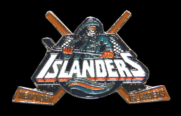 New York Islanders Crossed Sticks Pin