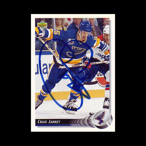 Erik Johnson St. Louis Autographed Card