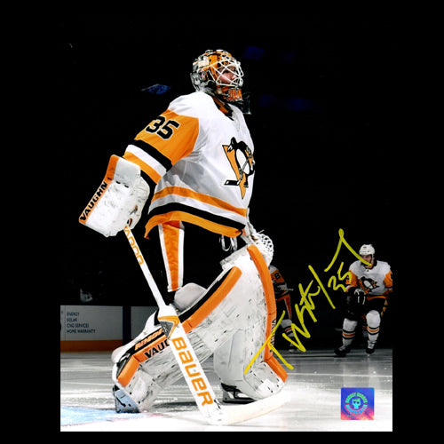 Tristan Jarry Pittsburgh Penguins Autographed 8x10 Photo