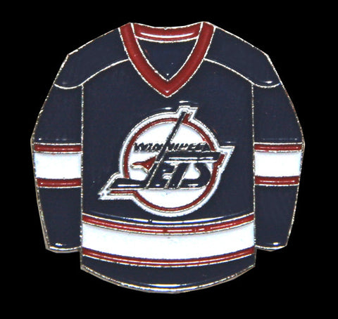 Winnipeg Jets Classic Blue Jersey Pin