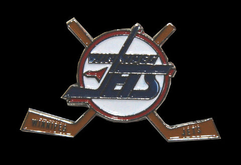 Winnipeg jets Classic Crossed Sticks Pin