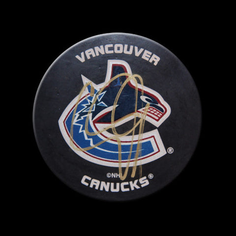 Ed Jovanovski Vancouver Canucks Autographed Puck